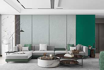 阳江轻奢风格-客厅