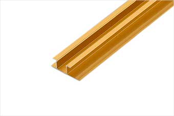 阳江航空纤维墙咔铝合金带灯中条（钛金氧化）