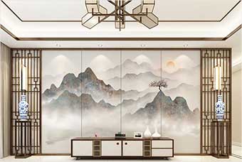 阳江森佰汇航空纤维（山水画系列）